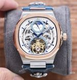 Best Quality Replica Patek Philippe Nautilus Moon watches 2 Tone Rose Gold